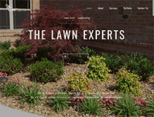 Tablet Screenshot of lawn-experts.com